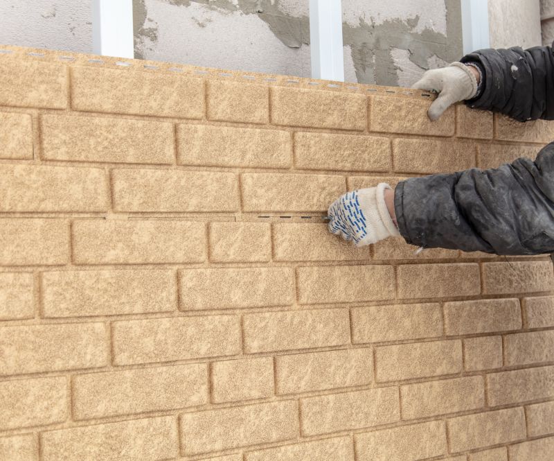 Faux Wood Siding Installation
